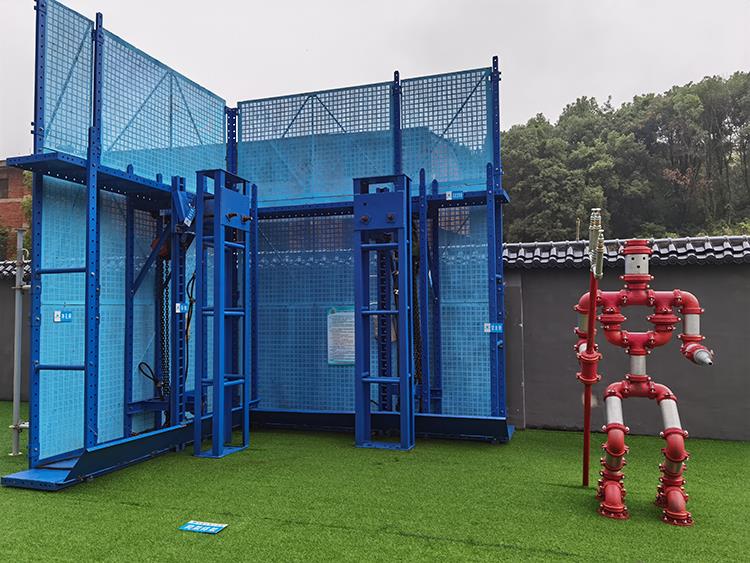 施工爬架、消防管機器人